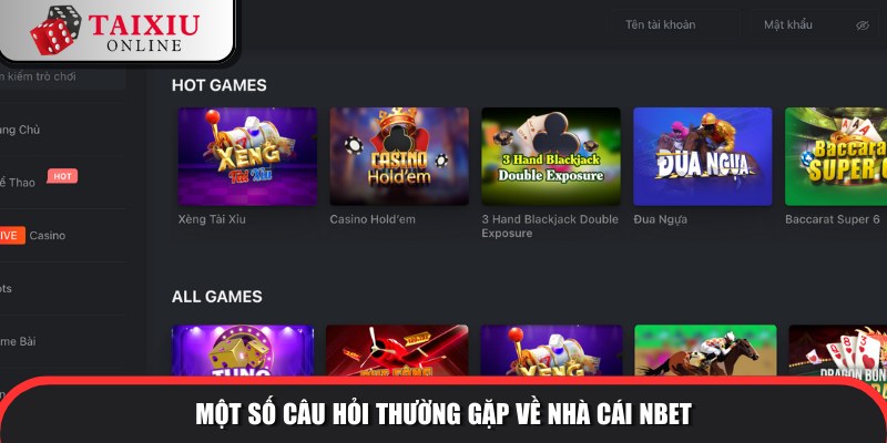 cau hoi thuong gap NBET 613 Giải đáp về nhà cái