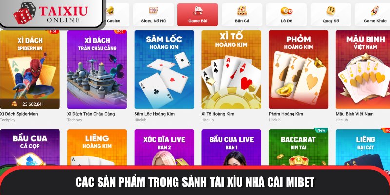Sảnh tài xỉu độc quyền