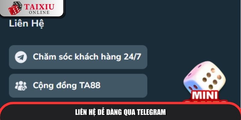 ta88 6 920 Liên hệ dễ dàng qua Telegram